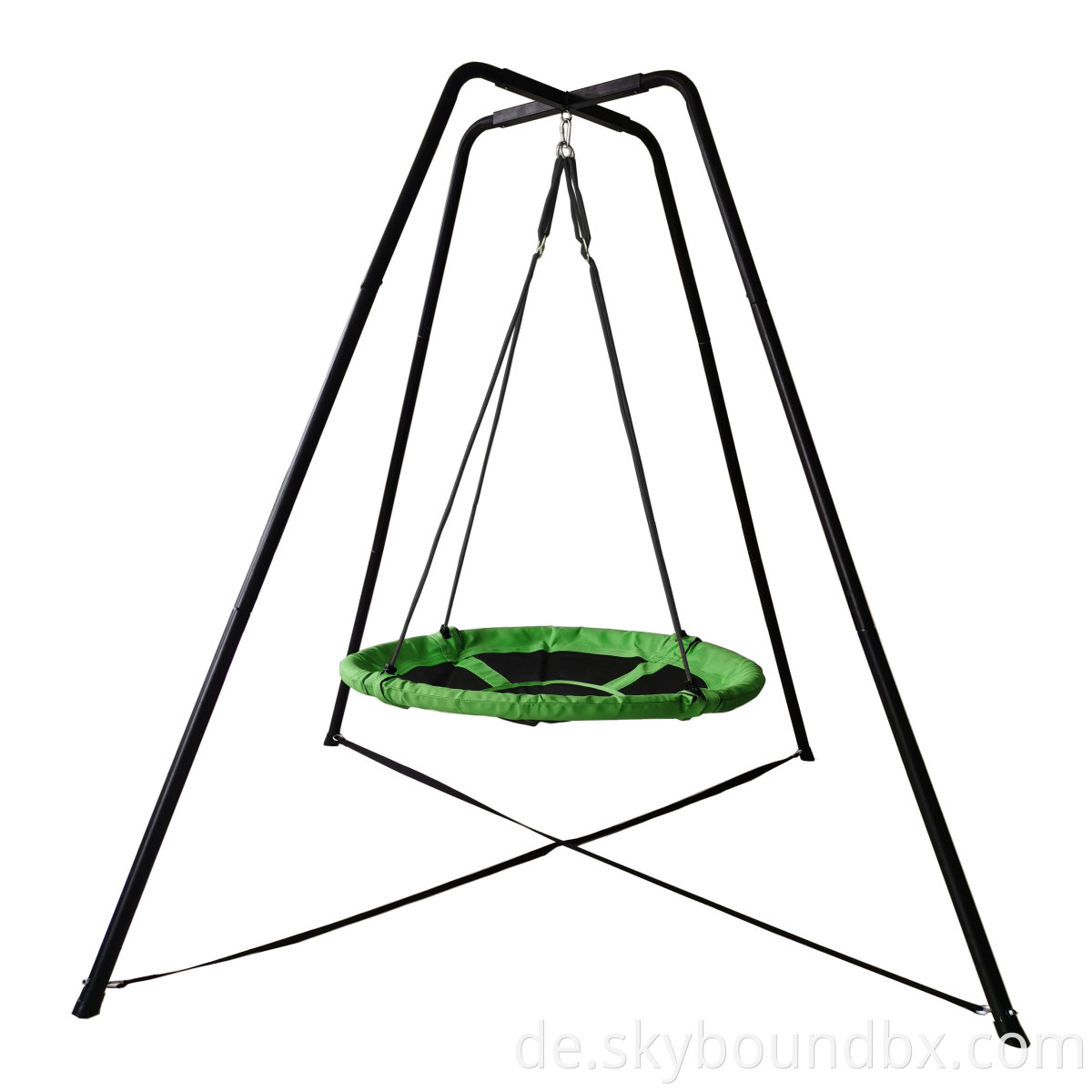 Heavy Duty Kid Swing Set für Garten, Babysaucer Swing Indoor Outdoor Play Klappmetallständer